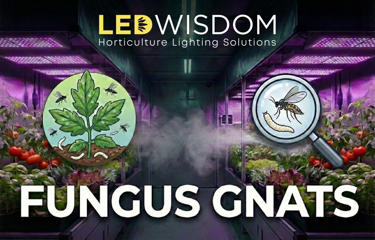 LEDWisdom Bitki Zararlıları Yazı Serisi #2 Fungus Gnats(Mantar Sivrisinekleri)