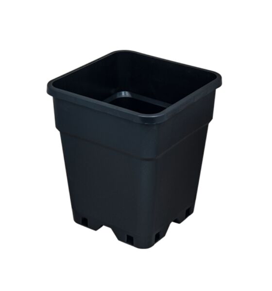 Siyah Kare Saksı 14 Litre