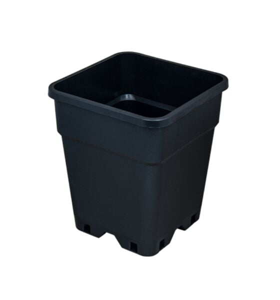 Siyah Kare Saksı 14 Litre