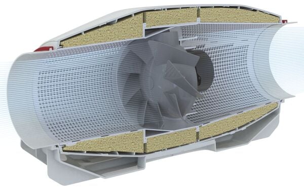 LEDWisdom Silent Grow Fan 100-125